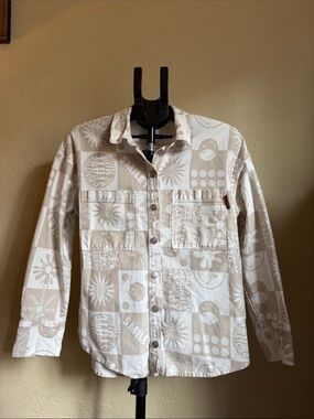 Smiley X H&M extra S oversized  denim jacket